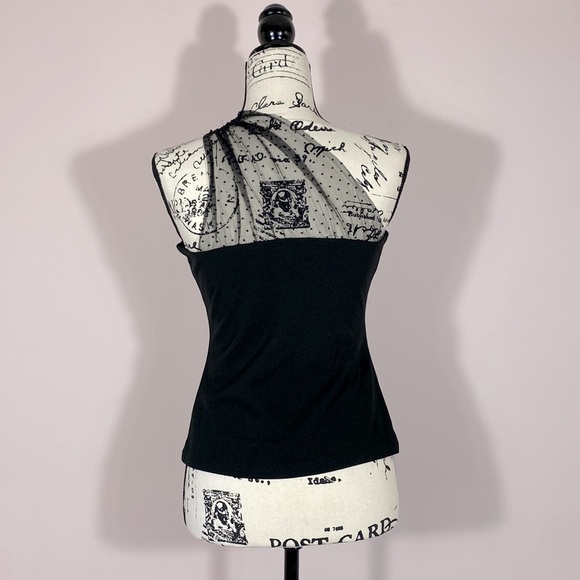 Shein One Shoulder Lace Top - Picture 4 of 6